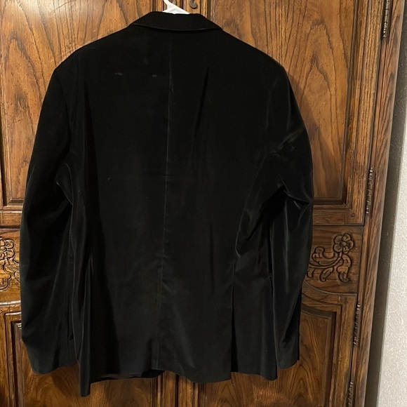Tuxedo jacket Hugo boss black cotton like new . - Picture 3 of 10